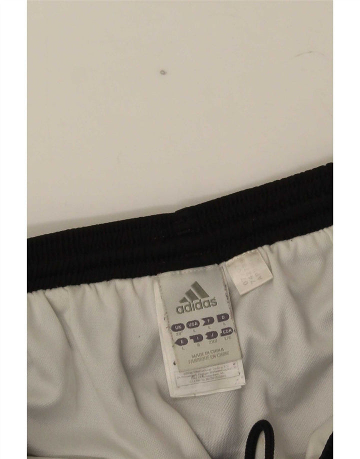 Adidas Hommes Climalite Sport Shorts Grand Noir Rayé Polyester