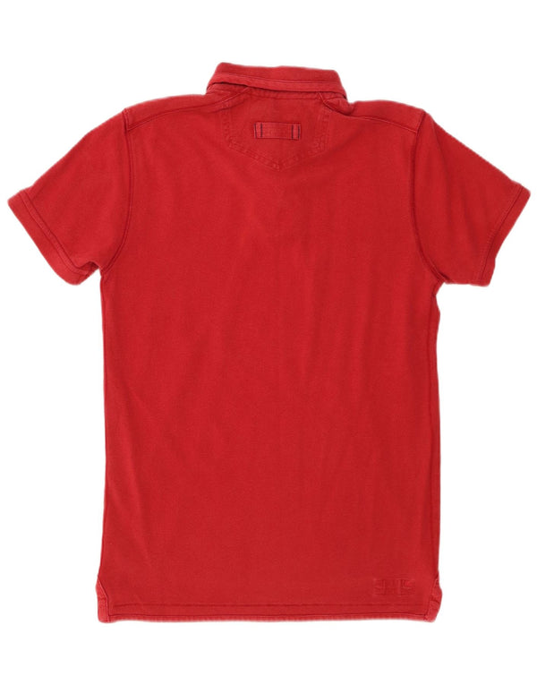 Fat Face Polo Graphique Homme XS Rouge Coton