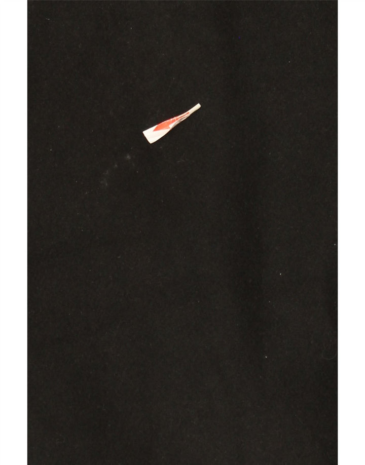 Zara Manteau surdimensionné à capuche pour femme UK 10 Small Noir Polyester