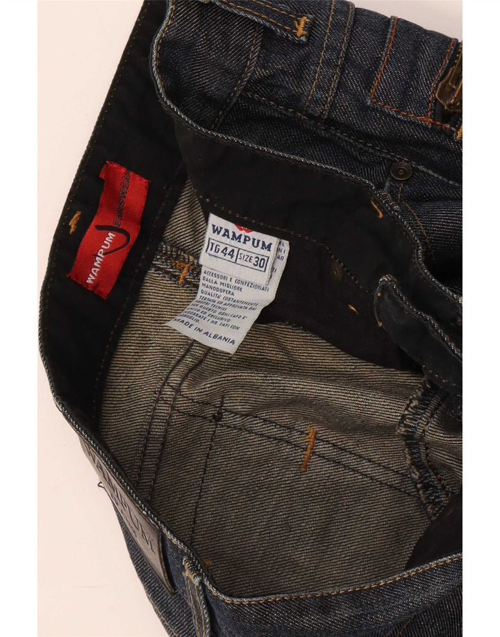 Wampum Jean Slim Homme W30 L34 Bleu Marine Coton