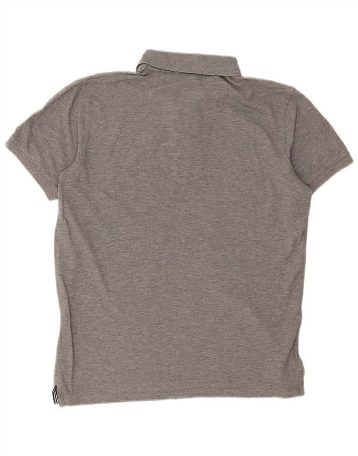 Gant Polo Homme Gris Moyen Coton