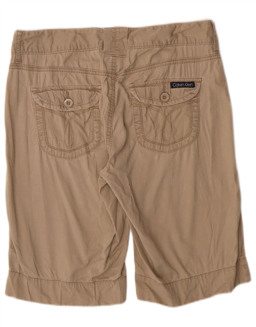 Calvin Klein Jeans Short décontracté pour femme US 8 Medium W30 Beige Classique