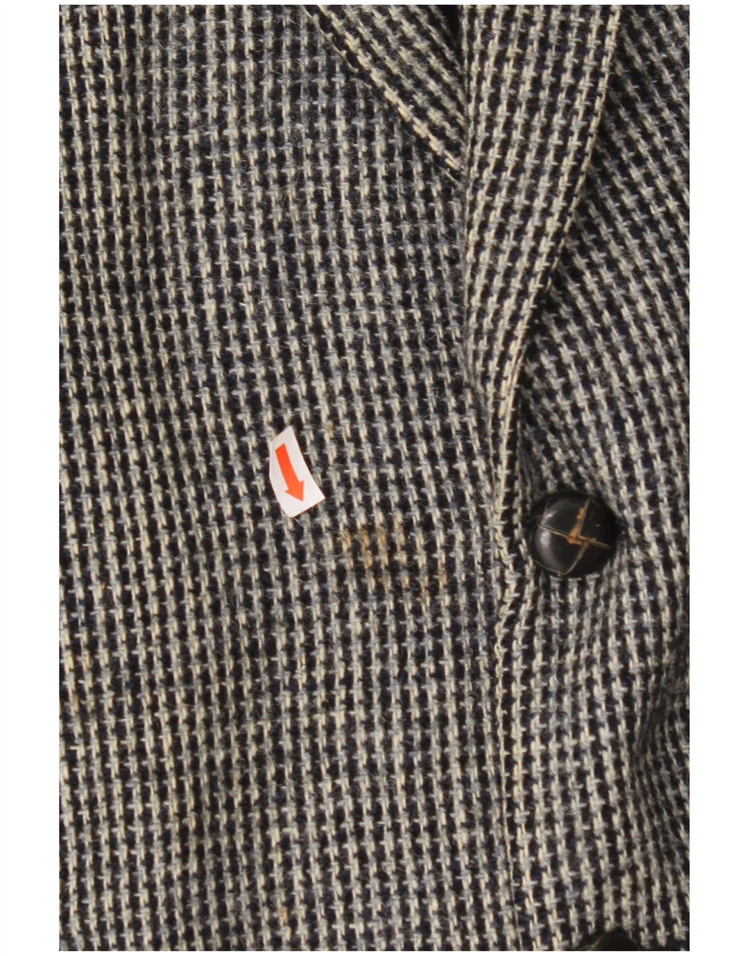 ST MICHAEL Mens Harris Tweed Blazer Jacket UK 40 Large Grey Houndstooth