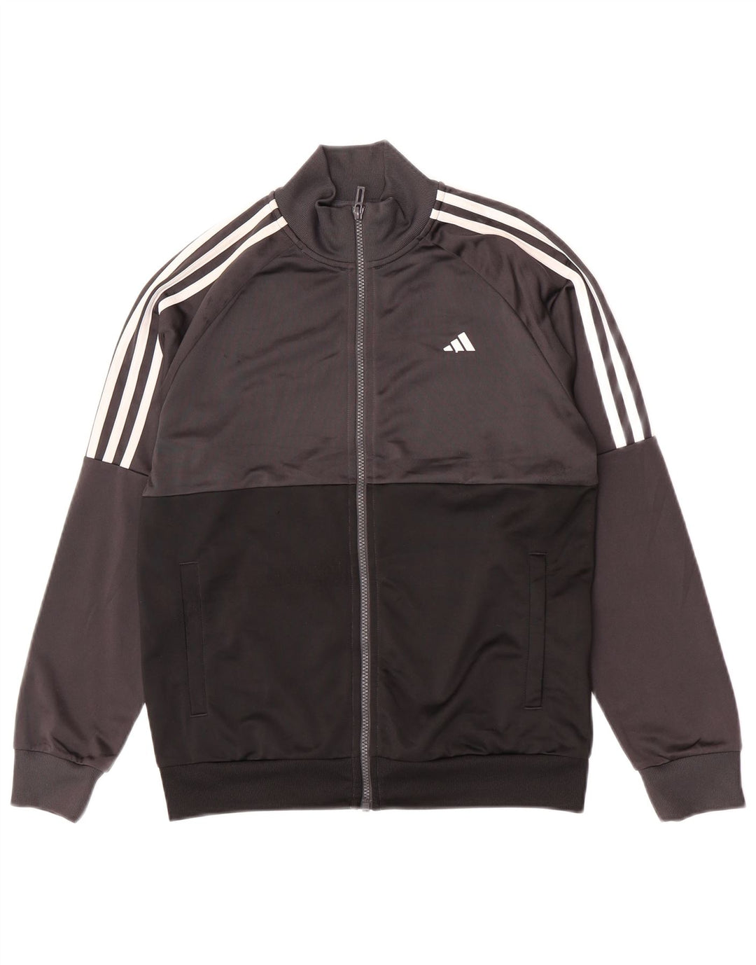Adidas Veste de Survêtement Garçon 13-14 Ans Gris Colorblock Polyester