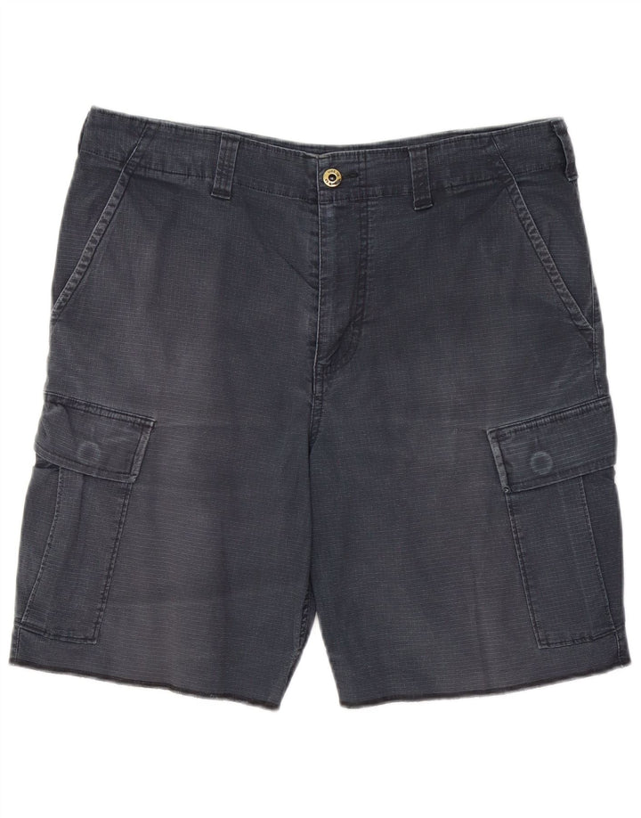 Nike Short cargo pour homme Medium W32 Gris à carreaux en coton