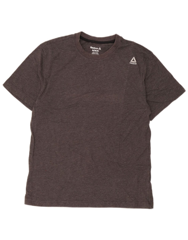 Reebok T-Shirt Homme Gris Moyen Coton