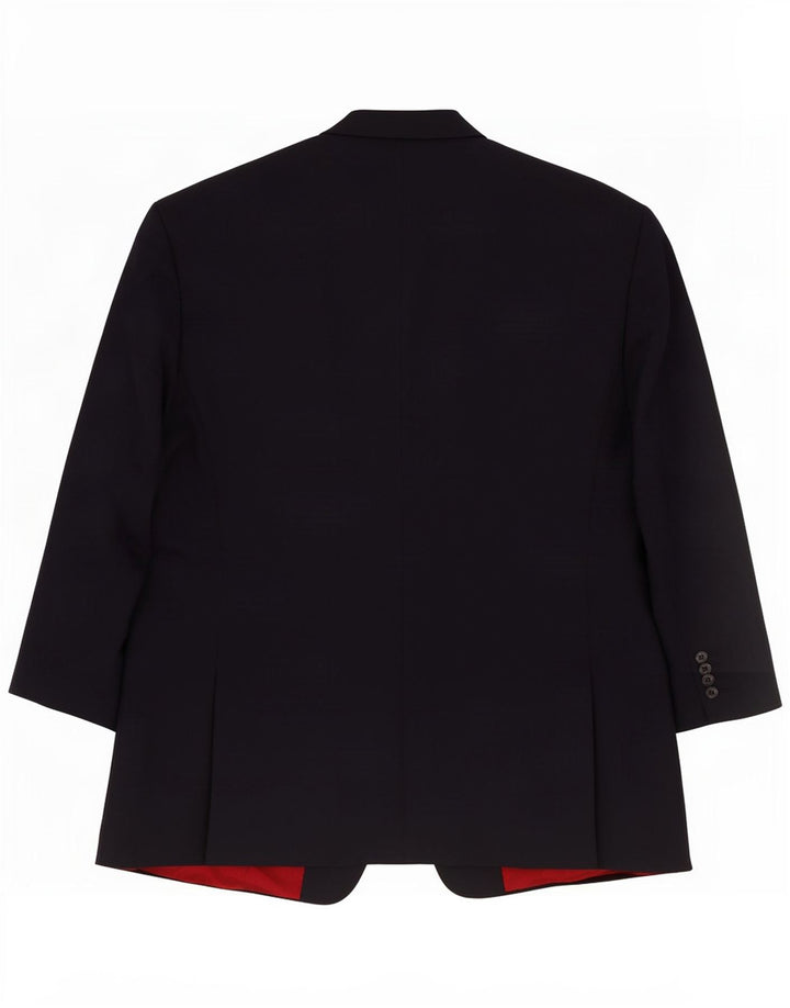 Pierre Cardin Veste Blazer 3 Boutons Homme IT 54 2XL Bleu Marine Laine
