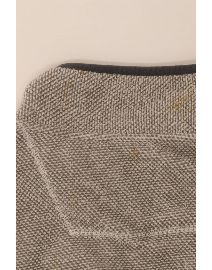 WEIRD FISH Pull Polaire Col Zippé Homme XL Gris Polyester