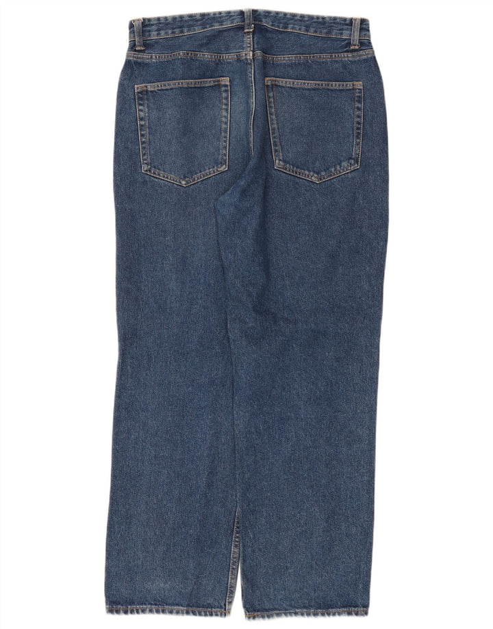 Zara Jean droit pour homme EU 42 Large W32 L30 Bleu