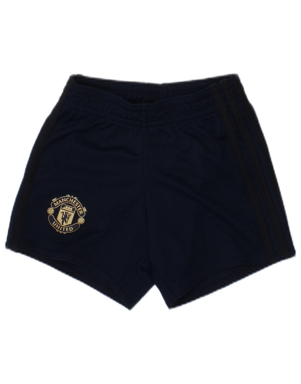 ADIDAS Short de sport Manchester United pour bébé garçon 12-18 mois Bleu marine