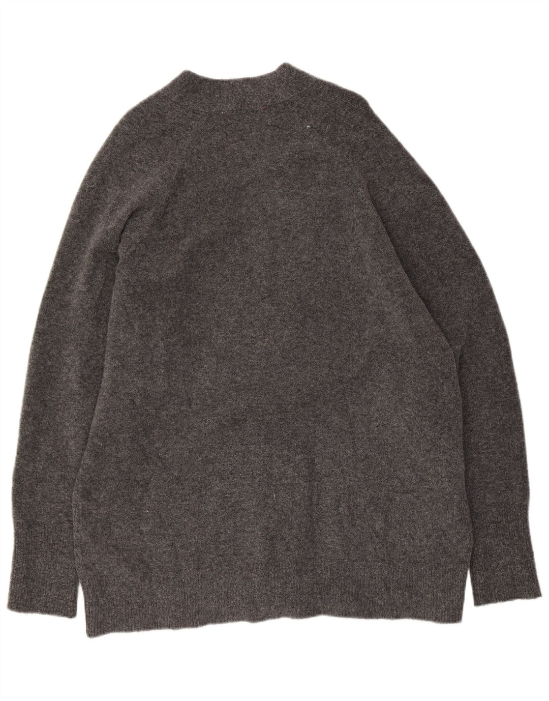 Zara Cardigan surdimensionné pour femme UK 10 Petit nylon gris