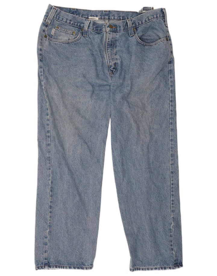 Carhartt Jean droit homme W40 L30 bleu coton