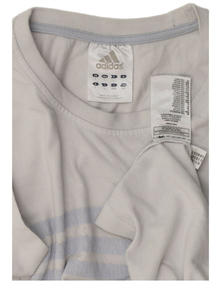 Adidas T-Shirt Homme Haut Grand Bleu Coton