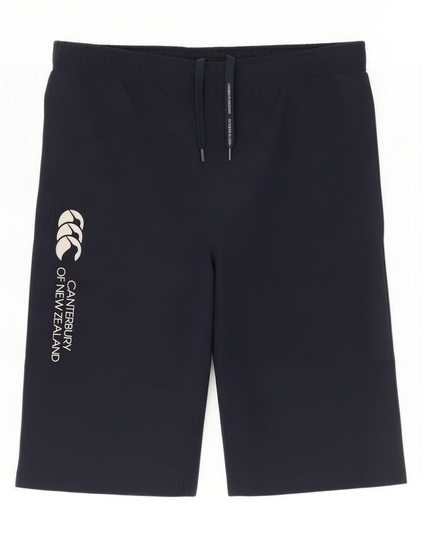 Canterbury Short de sport graphique pour femme UK 10 Small Bleu marine Polyester