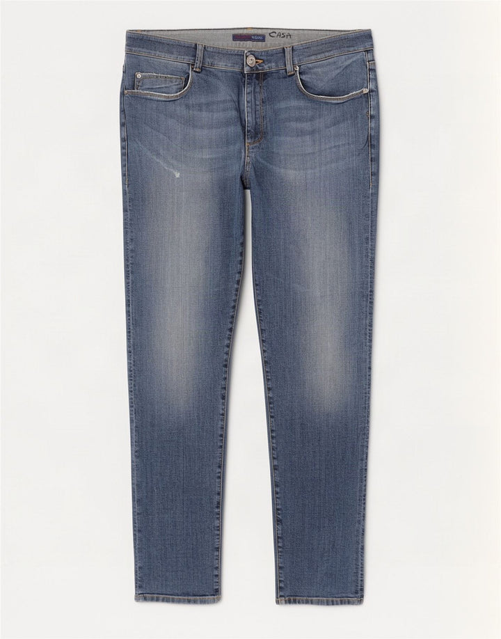 Trussardi Jean Slim W36 L34 Bleu Homme