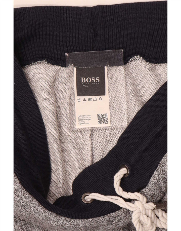 Hugo Boss Pantalon de survêtement Joggers Gris moyen Colourblock |
