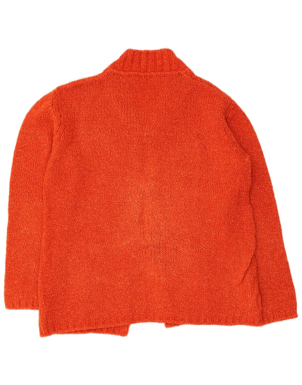 Luisa Spagnoli Pull cardigan duffle pour femme UK 16 Large Orange