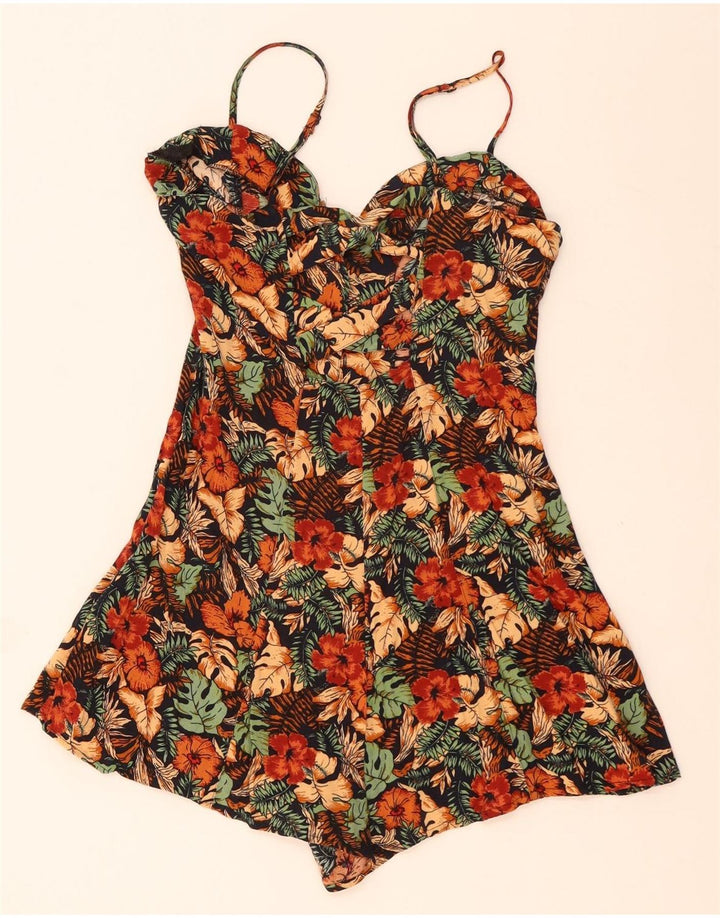 URBAN OUTFITTERS Combishort pour femme UK 12 Medium Multicolore Floral