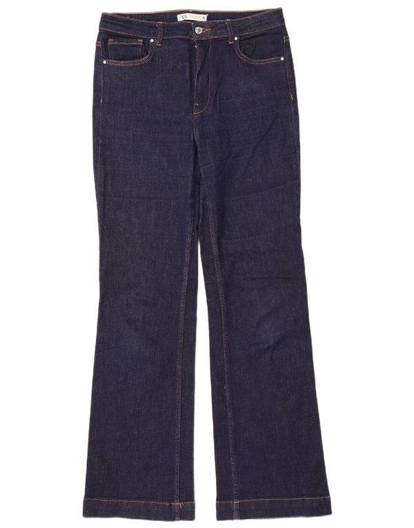 Zara Jean Bootcut Femme EU 42 Large W32 L34 Bleu Marine