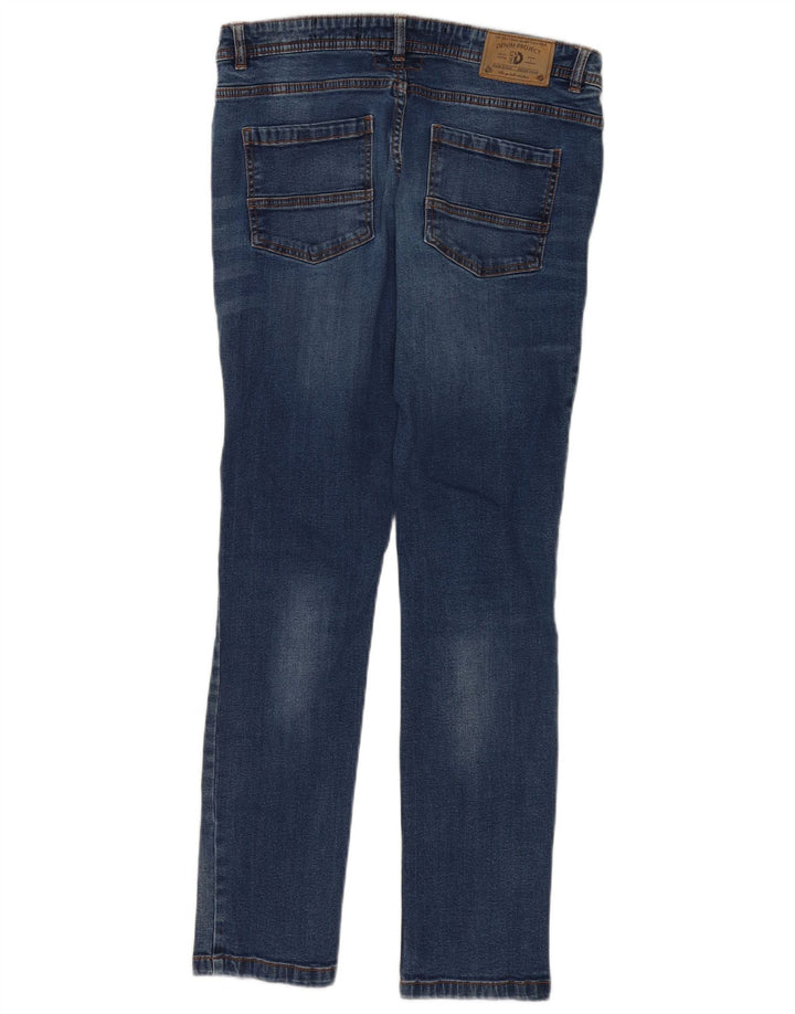 Dack's Jean Slim Homme IT 48 Medium W32 L30 Bleu Coton