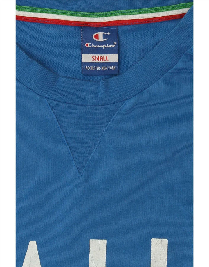 Champion T-Shirt Italia Graphic Homme Bleu Moyen