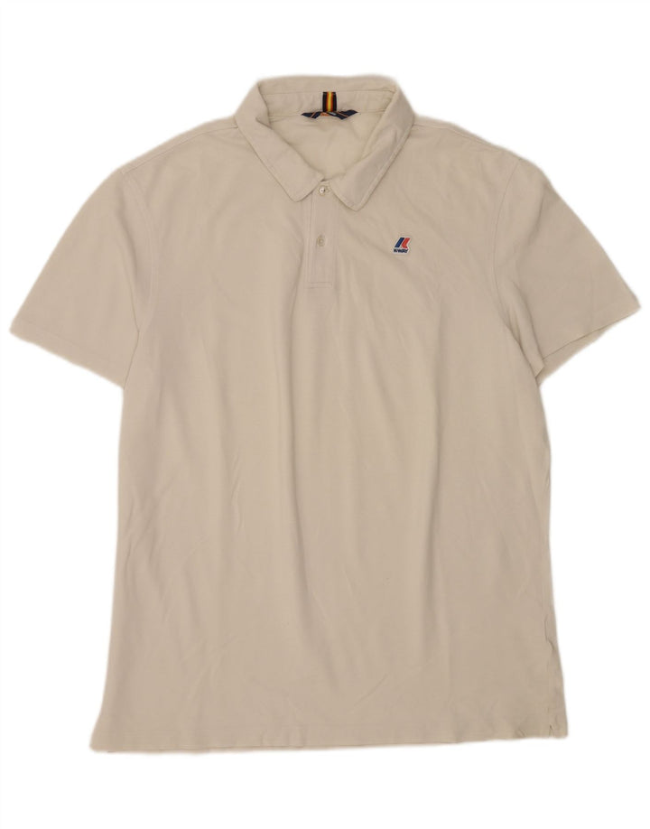 K-Way Polo Homme XL Blanc