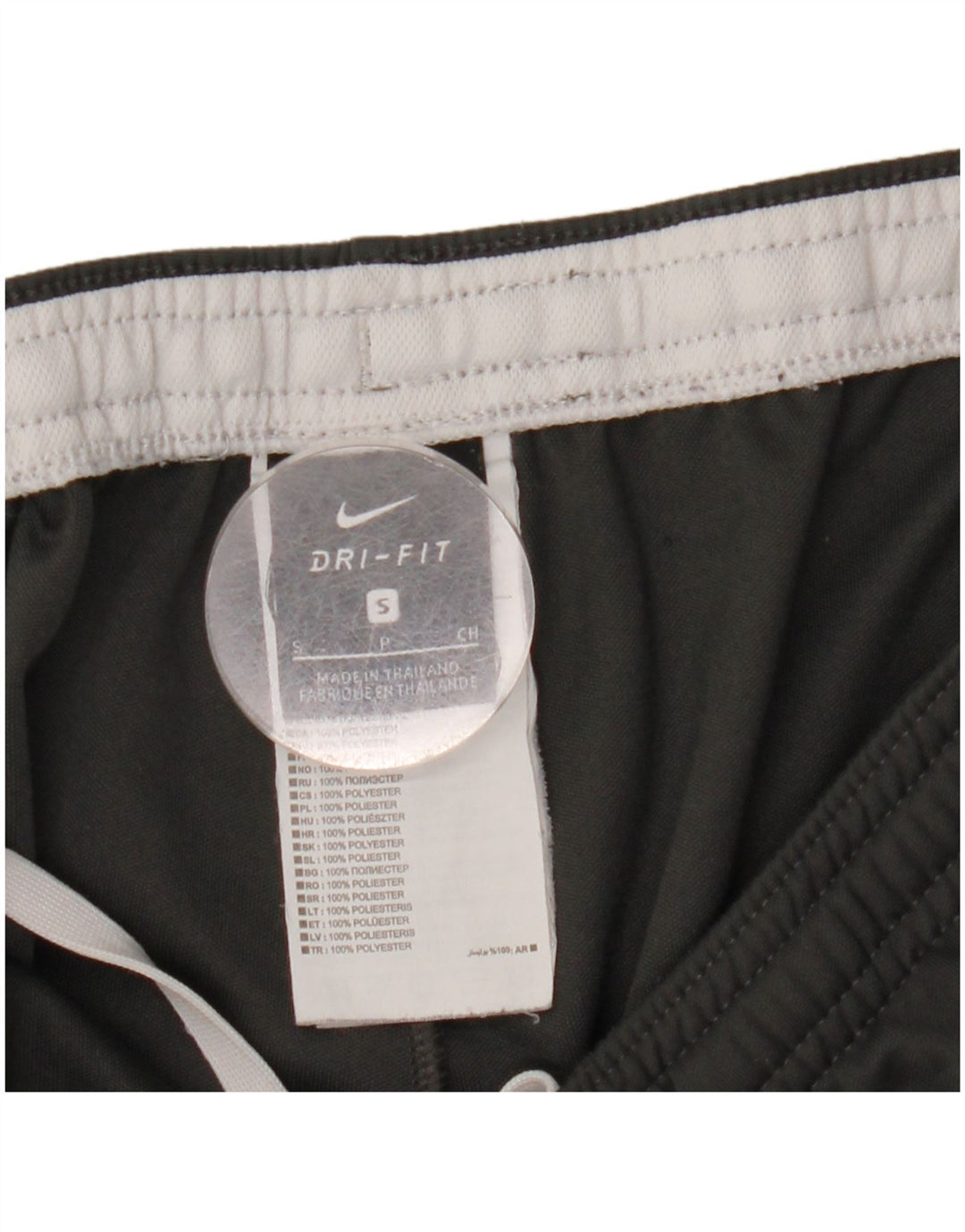 Nike Pantalon de survêtement Dri Fit pour homme Taille S Gris Colorblock Polyester