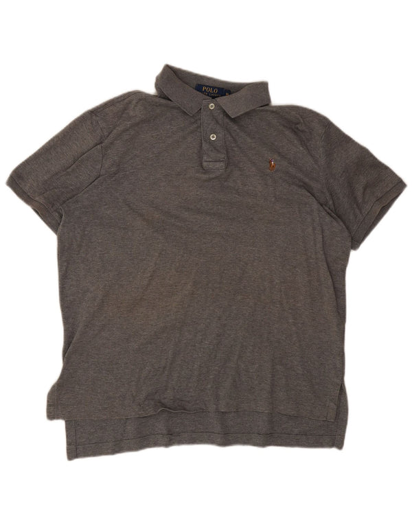 Polo Ralph Lauren Mens Polo Shirt Medium Grey