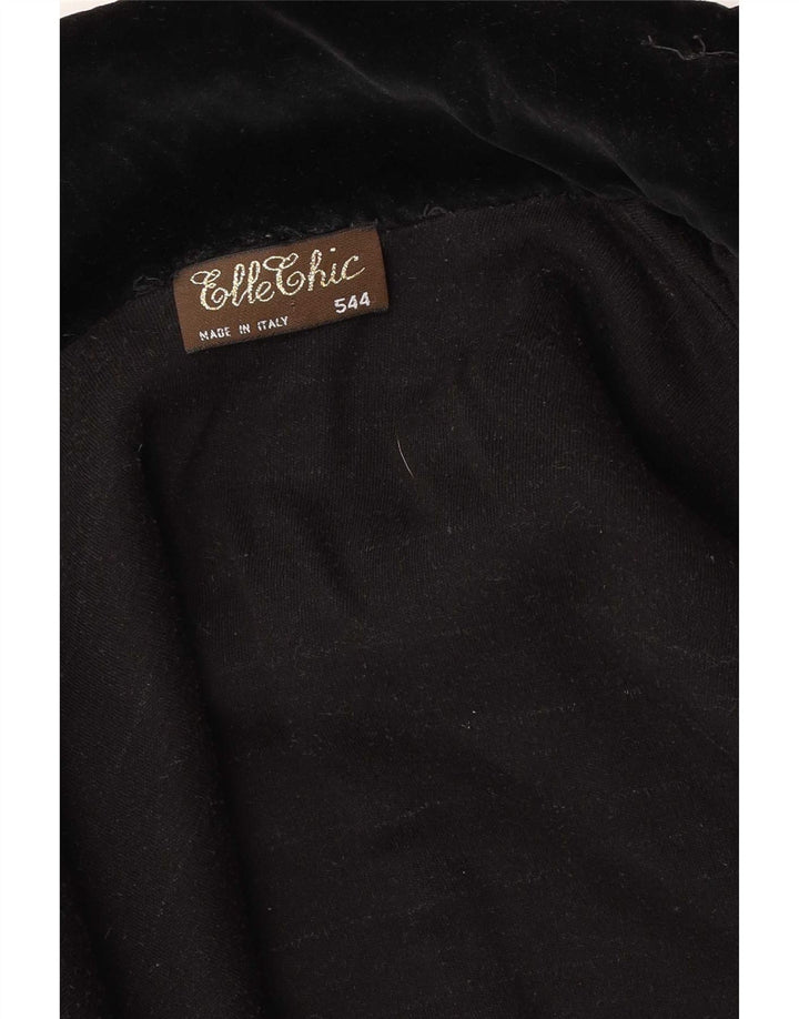 manteau cape surdimensionné vintage pour femmes taille unique noir