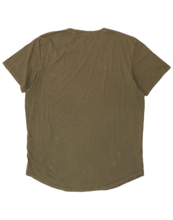 Jack & Jones T-Shirt Homme Top XL Kaki Coton