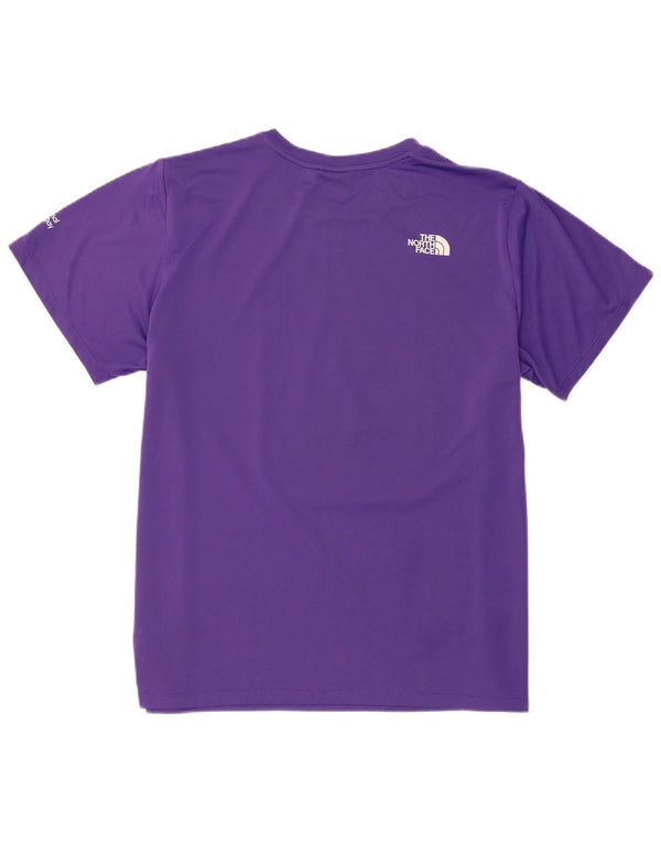 The North Face T-shirt graphique pour femme UK 20 2XL Violet Polyester