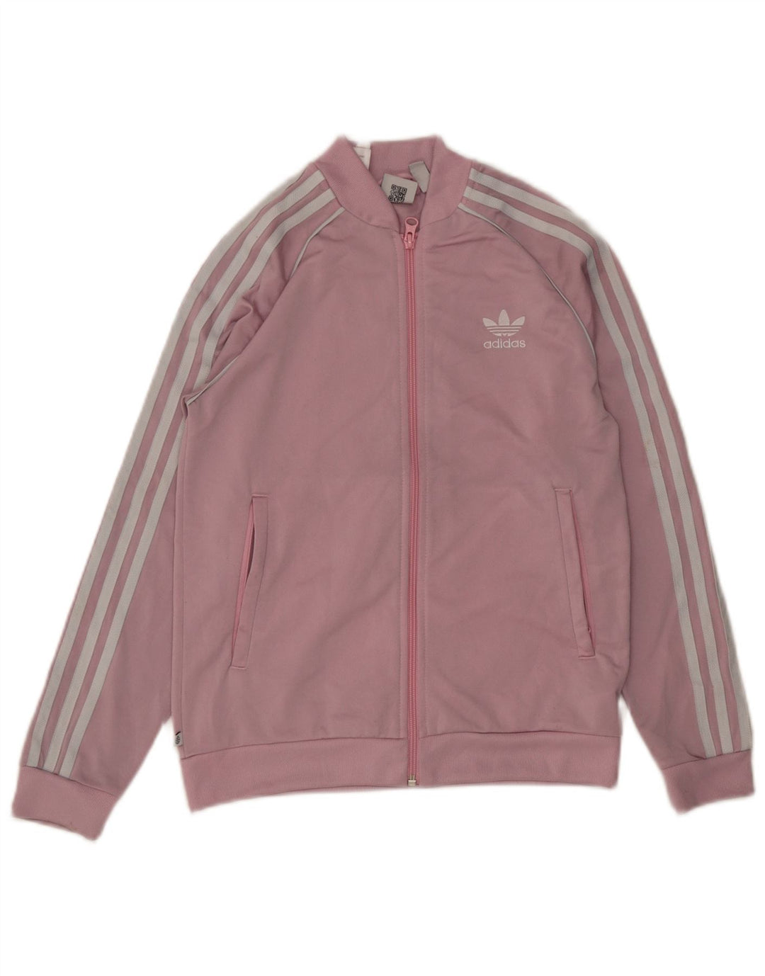 Veste de survêtement Adidas Fille 11-12 ans Rose Polyester