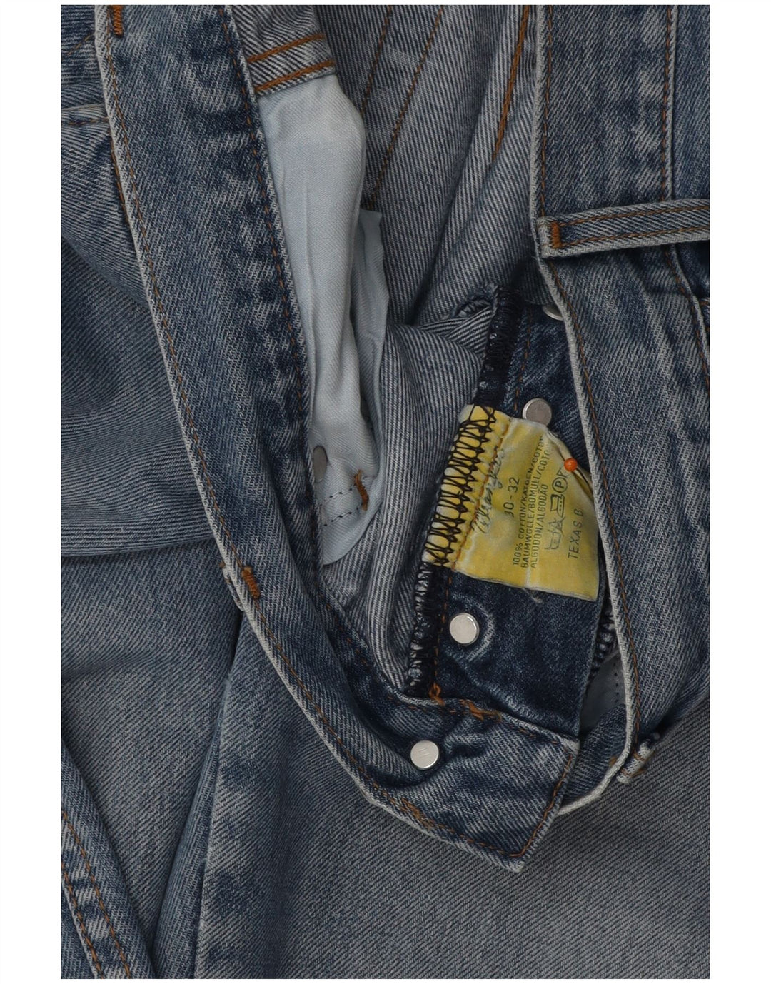 WRANGLER Jean Droit Texas Homme W30 L32 Bleu Coton