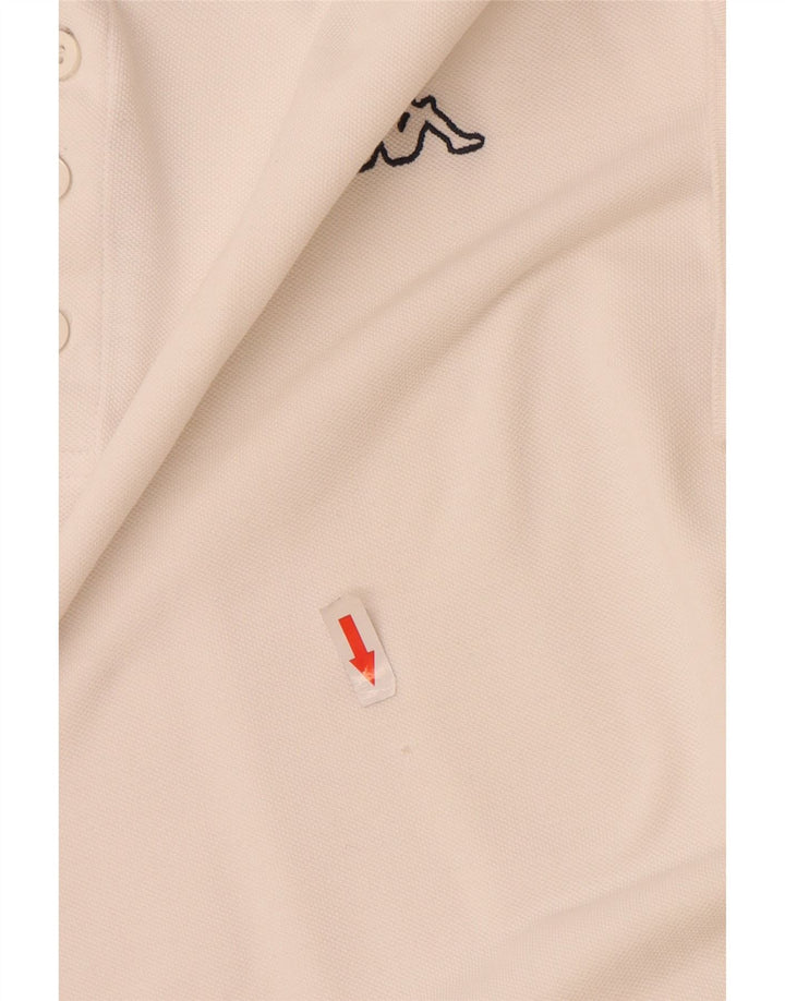 Kappa Polo Homme 4XL Blanc Coton