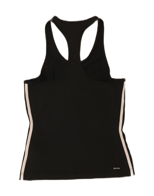 Adidas Climalite Débardeur pour femme UK 8/10 Petit Noir Polyester