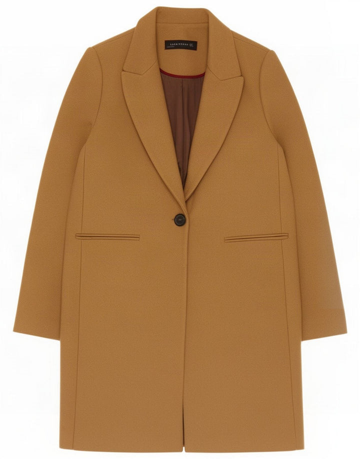 Pardessus Zara pour femme UK 14 Large Marron