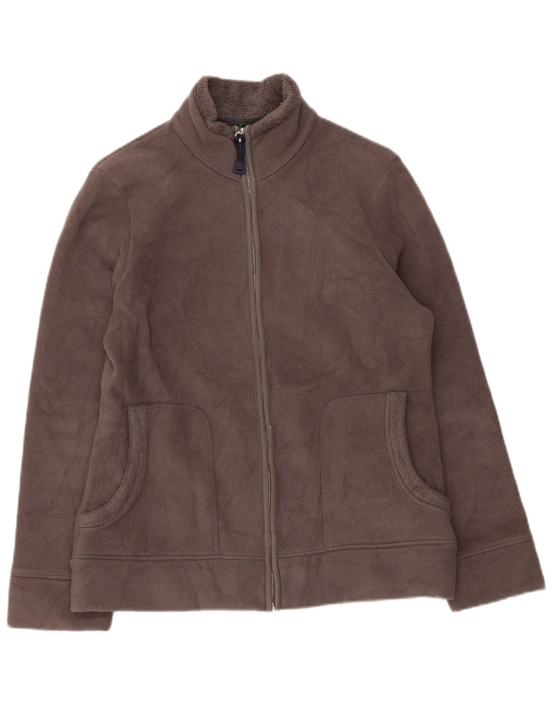 Marks & Spencer Veste polaire pour femme UK 12 Gris moyen Polyester