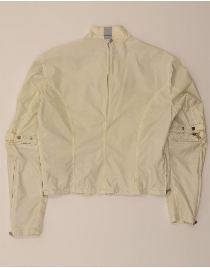 BELSTAFF Womens Bomber Jacket UK 16 Large Off White Polyamide Vintage Belstaff and Second-Hand Belstaff from Messina Hembry 