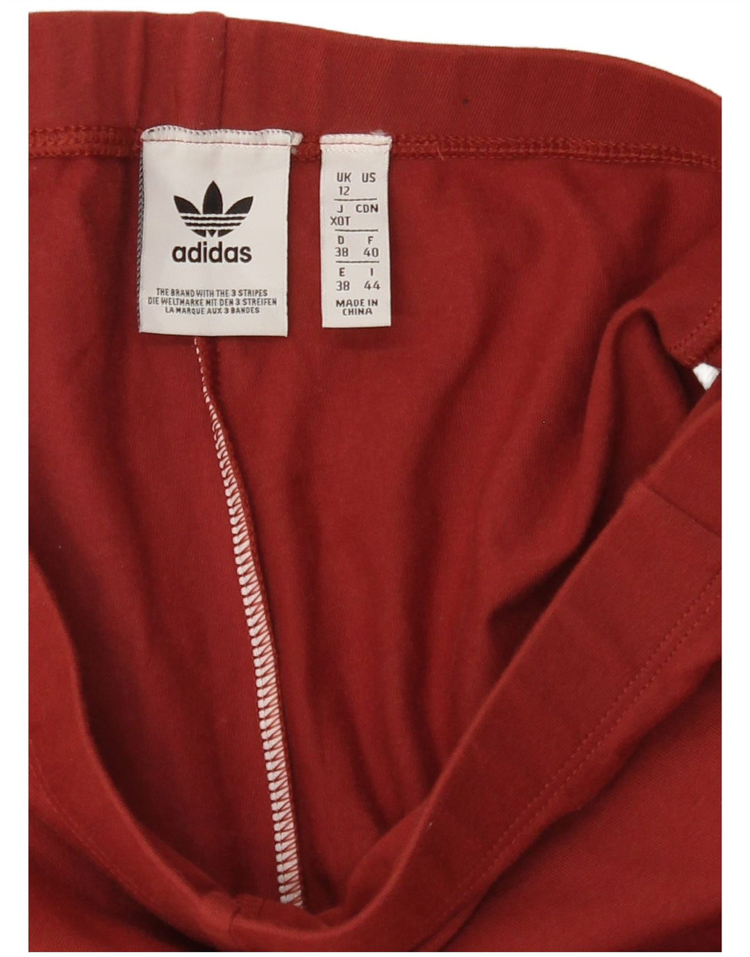 Adidas Leggings graphiques pour femme UK 12 Bordeaux moyen