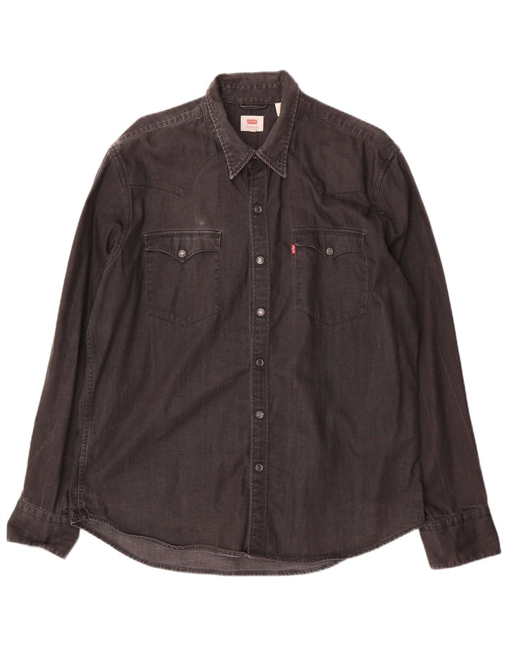 Levi's Chemise en Jean XL Homme Noir Coton