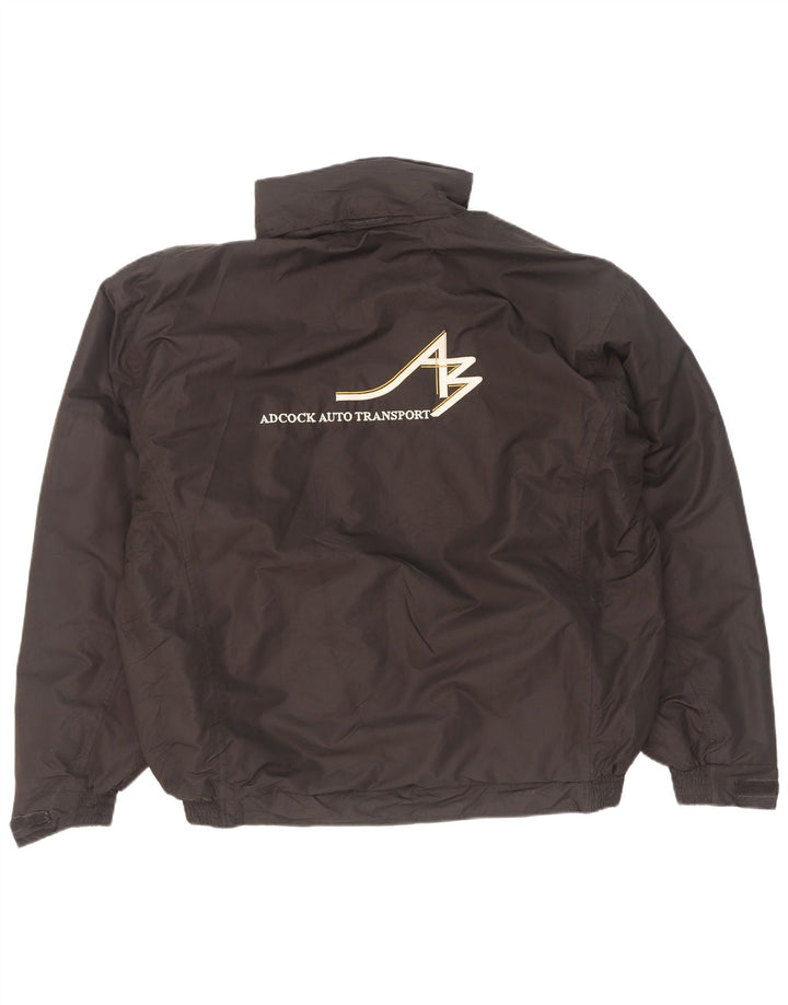 Dickies Veste bomber à capuche graphique pour homme UK 40 Large Noir Nylon