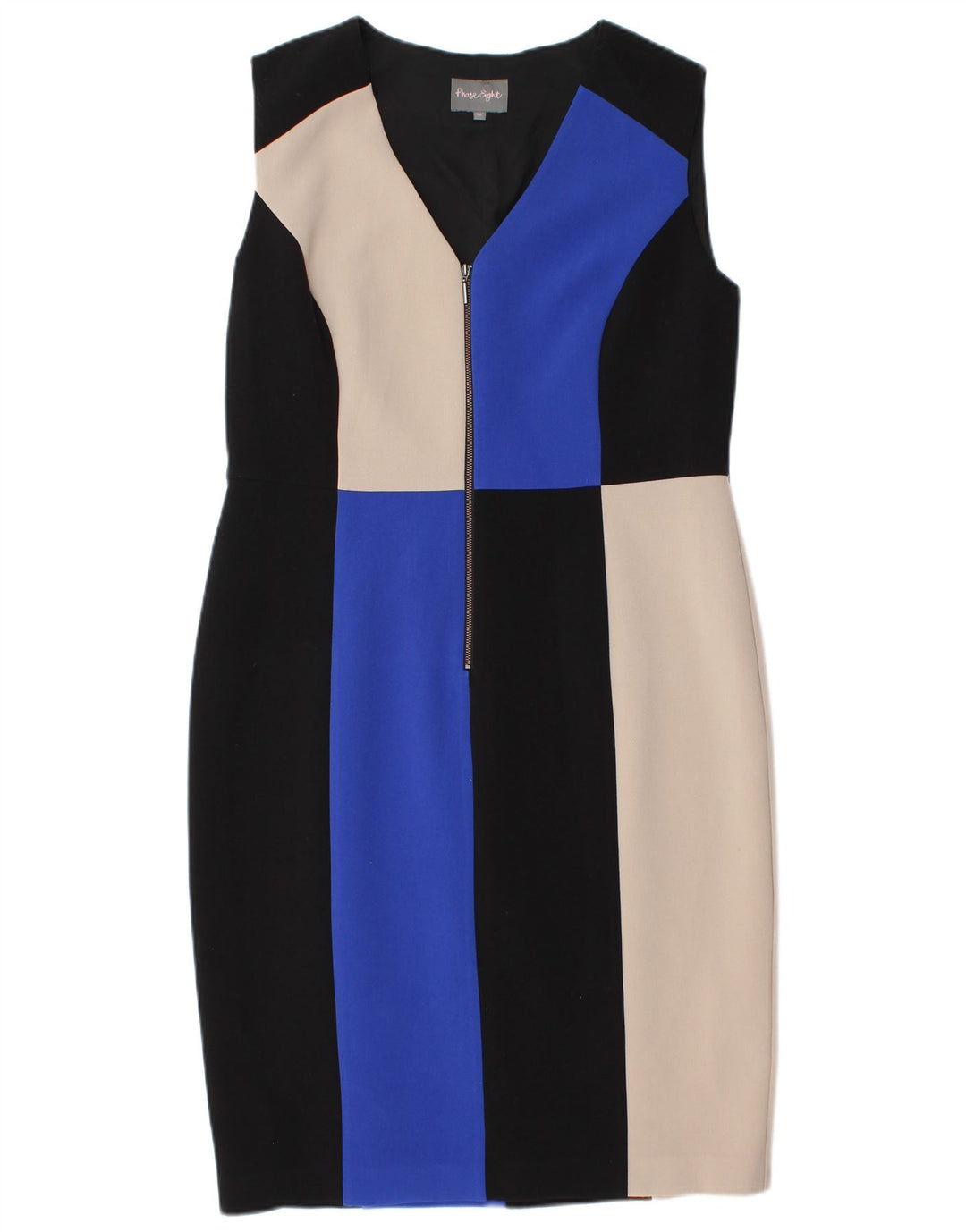 PHASE EIGHT Robe fourreau pour femme UK 16 Grand colorblock multicolore