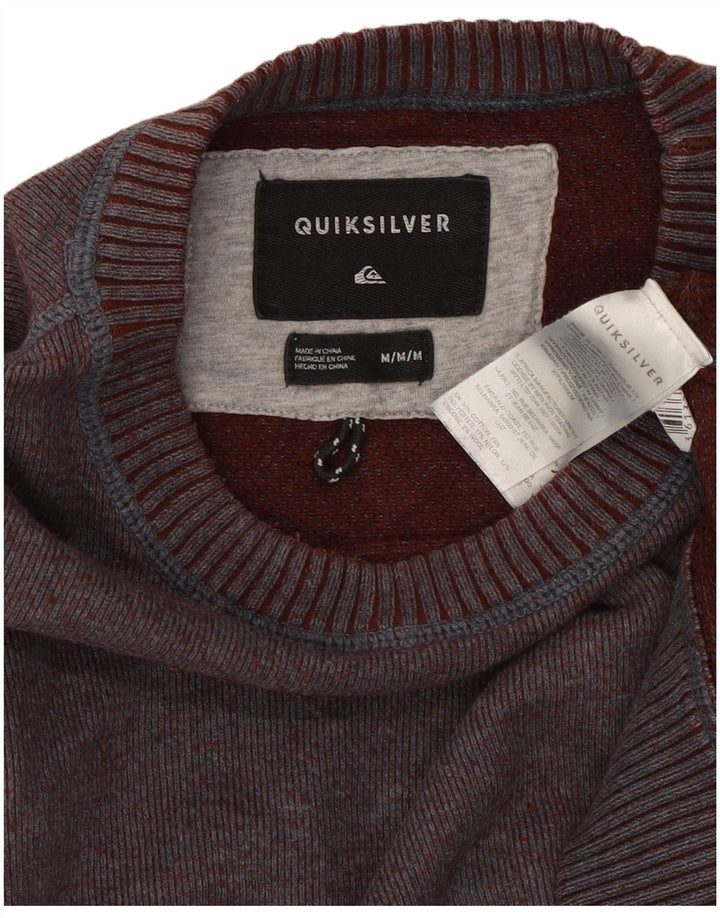 Quiksilver Sweat-shirt pour homme en coton bordeaux moyen