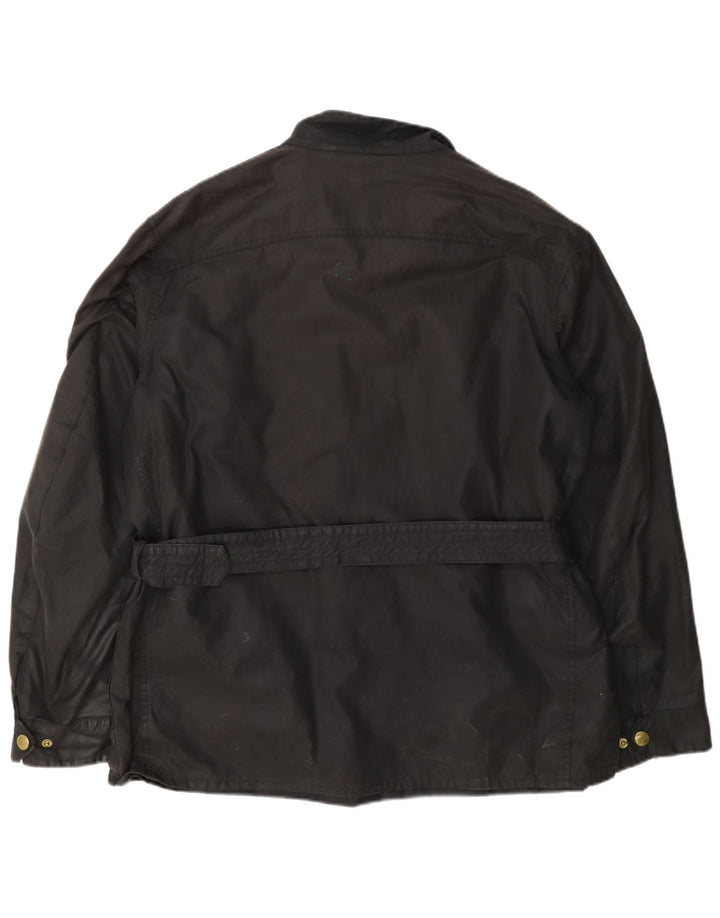 Barbour Veste en coton ciré pour homme UK 42 XL Noir