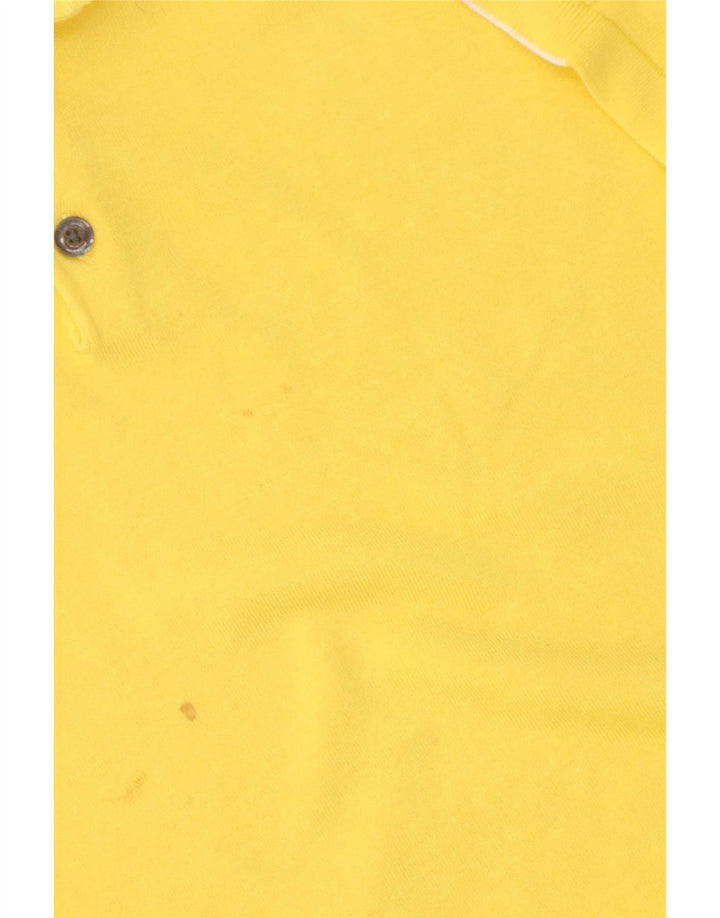 Massimo Dutti Polo Homme XL Jaune Coton