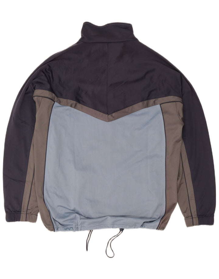 Asics Veste de Survêtement Regular Fit Homme Bleu Moyen Colorblock Sports