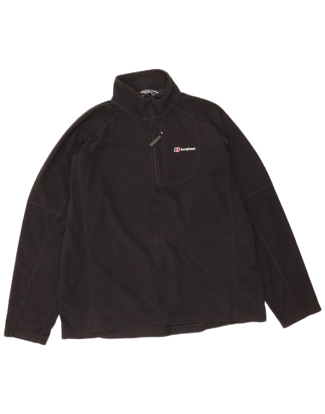 Berghaus Pull Polaire Col Zippé Homme XL Noir Polyester