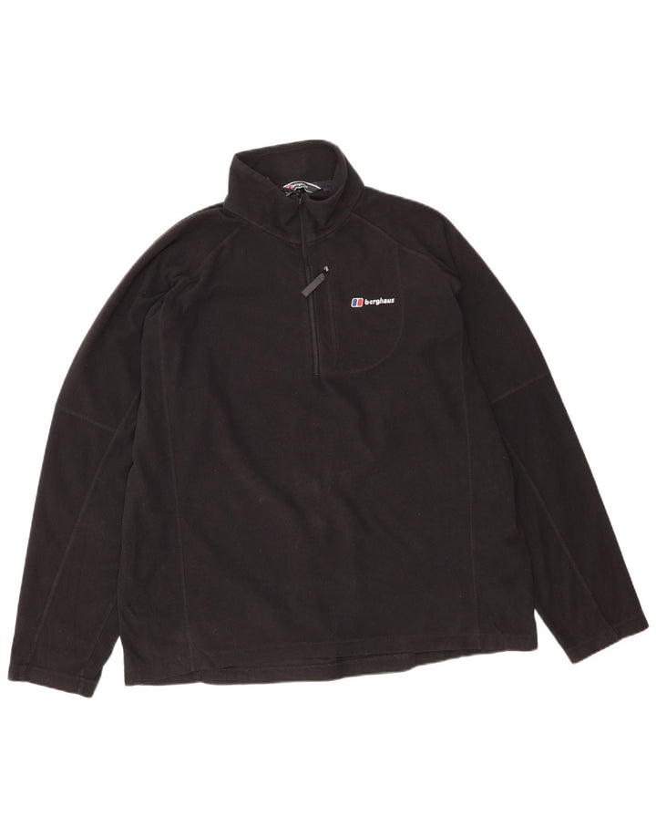 Berghaus Pull Polaire Col Zippé Homme XL Noir Polyester