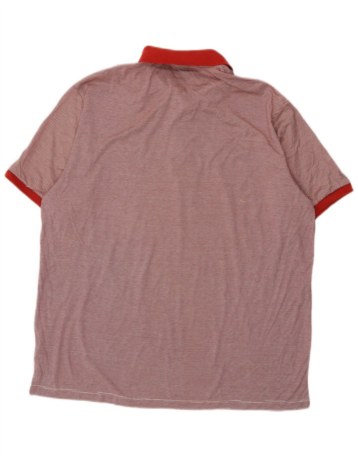 Carrera Polo Homme 3XL Rouge Rayé Coton