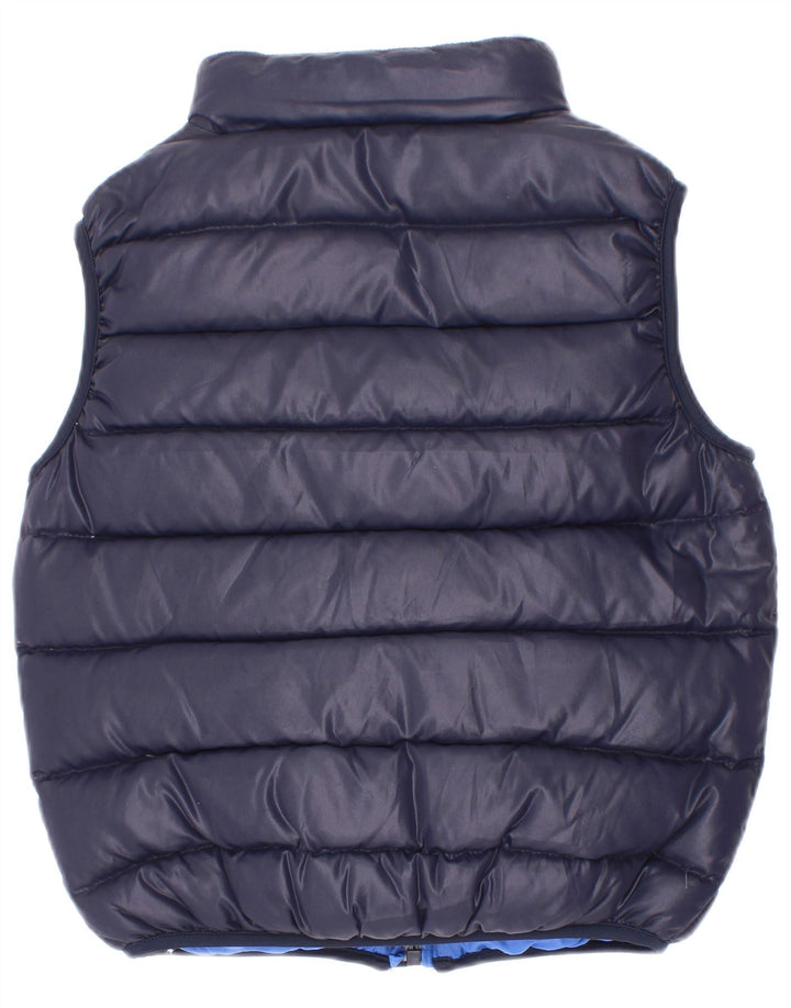 North Sails Gilet matelassé réversible pour garçon 3-4 ans Bleu marine Polyester